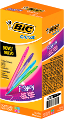 Caneta Bic Esferografica Fashion Sortida