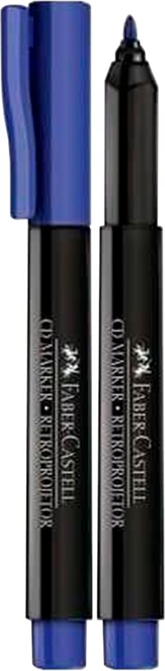 Marcador Cd/Dvd/Retro Faber Castell 1.0 Azul