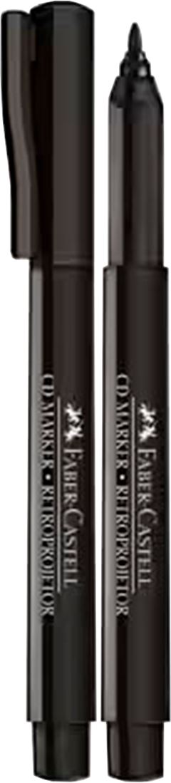 Marcador Cd/Dvd/Retro Faber Castell 1.0 Preto
