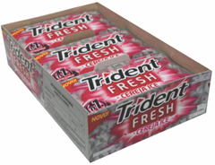 Chicle Trident Fresh Cereja 21x1
