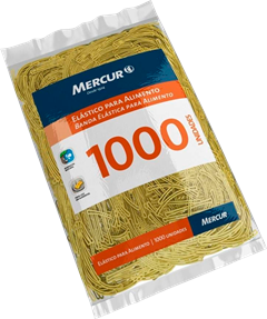 Elastico Mercur Pamonha Amarelo 1.000un