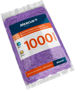 Elastico Mercur Pamonha Lilas 1.000un