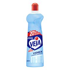 Limpador Veja Vidrex Com Alcool Lv500ml Pg400ml