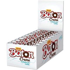 Chocolate Garoto Baton Ao Leite Com Creme 16g