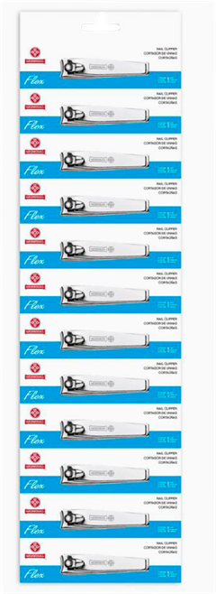 Cortador De Unha Mundial Pq 12pcs Ref157
