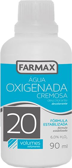 Agua Oxigenada Cremosa Farmax 20 Volumes 90ml