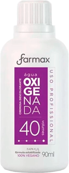 Agua Oxigenada Cremosa Farmax 40 Volumes 90ml