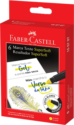 Marca Texto Faber Castell Gel Amarelo