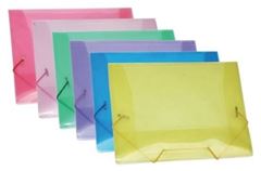 Pasta Elastico Polibras Oficio Amarelo