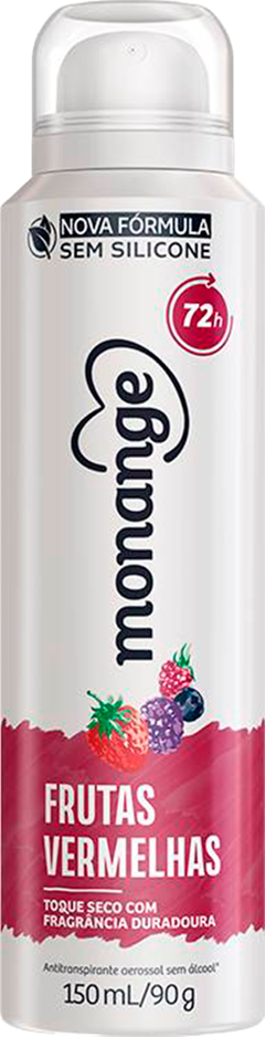 Desodorante Aerossol Monange Frutas Vermelhas 150ml