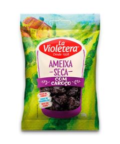 Ameixa La Violetera Seca Com Caroco 100g