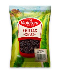 Uva Passa La Violetera Preta Sem Semente 500g