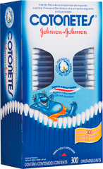 Haste Flexivel Cotonete Johnsons 1x300un