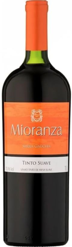 Vinho Nacional Mioranza Tinto Suave 1l