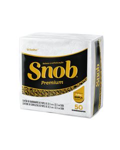 Guardanapo Snob Folha Dupla G 32,5x32,5 50un