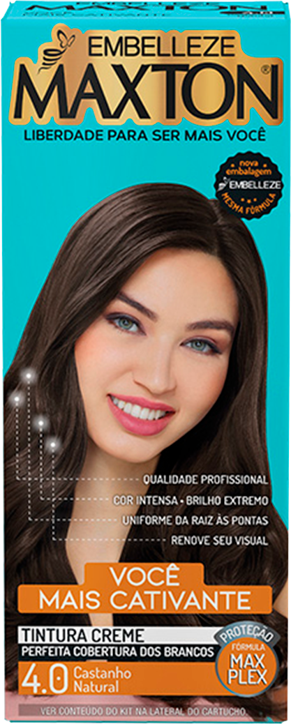 Tintura Maxton 4.0 Castanho Natural