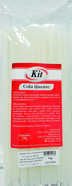 Cola Quente Kit 1kg Grossa