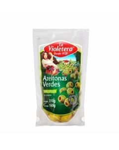 Azeitona Verde La Violetera Recheada Sem Caroco Doypac 100g