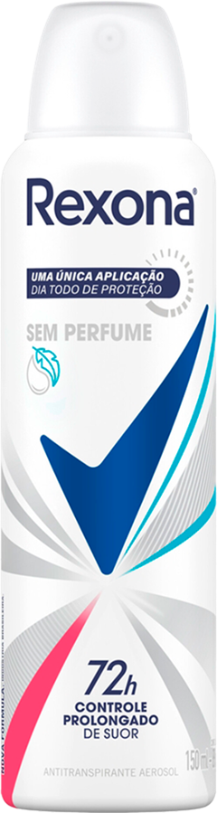 Desodorante Aerossol Rexona Feminino Sem Perfume 150ml