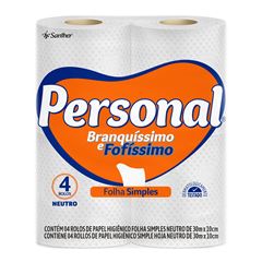 Papel Higienico Personal Folha Simples 30m 4x1