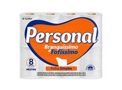 Papel Higienico Personal Folha Simples 30m 8x1