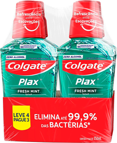 Enxaguante Bucal Plax Fresh Mint 250ml Lv4 Pg3
