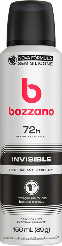 Desodorante Aerossol Bozzano Invisible Thermo 150ml