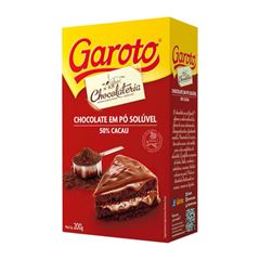 Chocolate Em Po Garoto 50% Cacau 200g