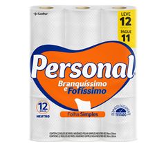 Papel Higienico Personal Folha Simples 30m Lv12 Pg11