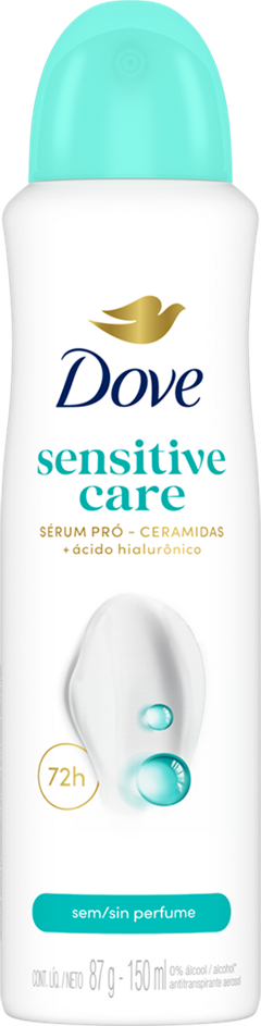 Desodorante Aerossol Dove Sem Perfume Sensitive 150ml