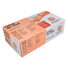 Luva De Procedimento Descarpack Vinil M Sem Po 100un