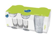 Jogo Copo De Vidro Nadir Suco Vegas 240ml