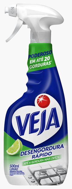 Limpador Veja Desengordurante Pulverizador Limao 500ml Promo