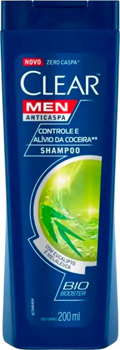 Shampoo Clear Controle Coceira 200ml