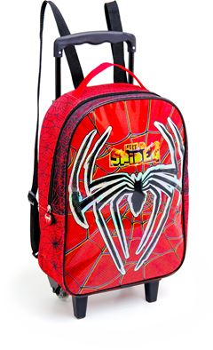 Mochila Com Roda Kit Infantil Wild Spider