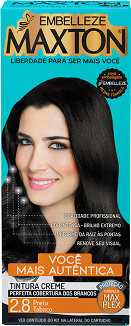 Tintura Maxton 2.8 Preto Tabaco