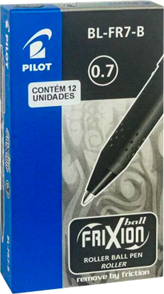 Caneta Apagavel Pilot Esferografica Frixion 0.7 Preto