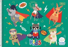 Caderno Tilibra Cartografia Sapeca Masc Cd Esp Sem Seda 96fls