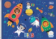 Caderno Tilibra Cartografia Sapeca Masc Cd Esp Sem Seda 96fls