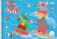 Caderno Tilibra Cartografia Sapeca Masc Cd Esp Sem Seda 96fls