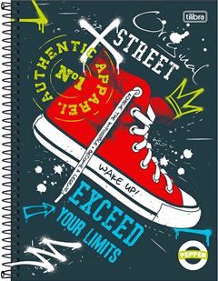 Caderno Tilibra Universitario Pepper Masc Cd 1m 80fls