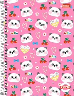 Caderno Tilibra Universitario Pepper Fem Cd 10m 160fls
