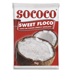 Coco Ralado Sococo Sweet Flocos Umido Adocado 1kg