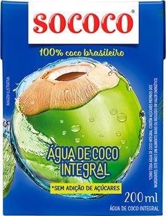 Agua De Coco Sococo Tp 200ml