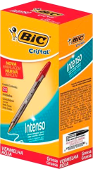 Caneta Bic Esferografica Cristal Bold 1.6 Vermelho