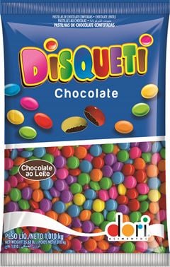 Chocolate Disquete Confeitado 1,01kg