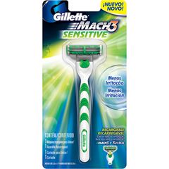 Aparelho Gillette Mach3 Sensitive