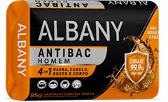 Sabonete Albany Homem 4 Em 1 Laranja 85g