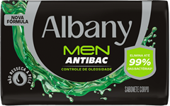 Sabonete Albany Antibac Homem Verde 80g