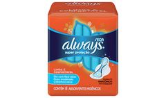 Absorvente Always Seca Basico Com Abas 8un